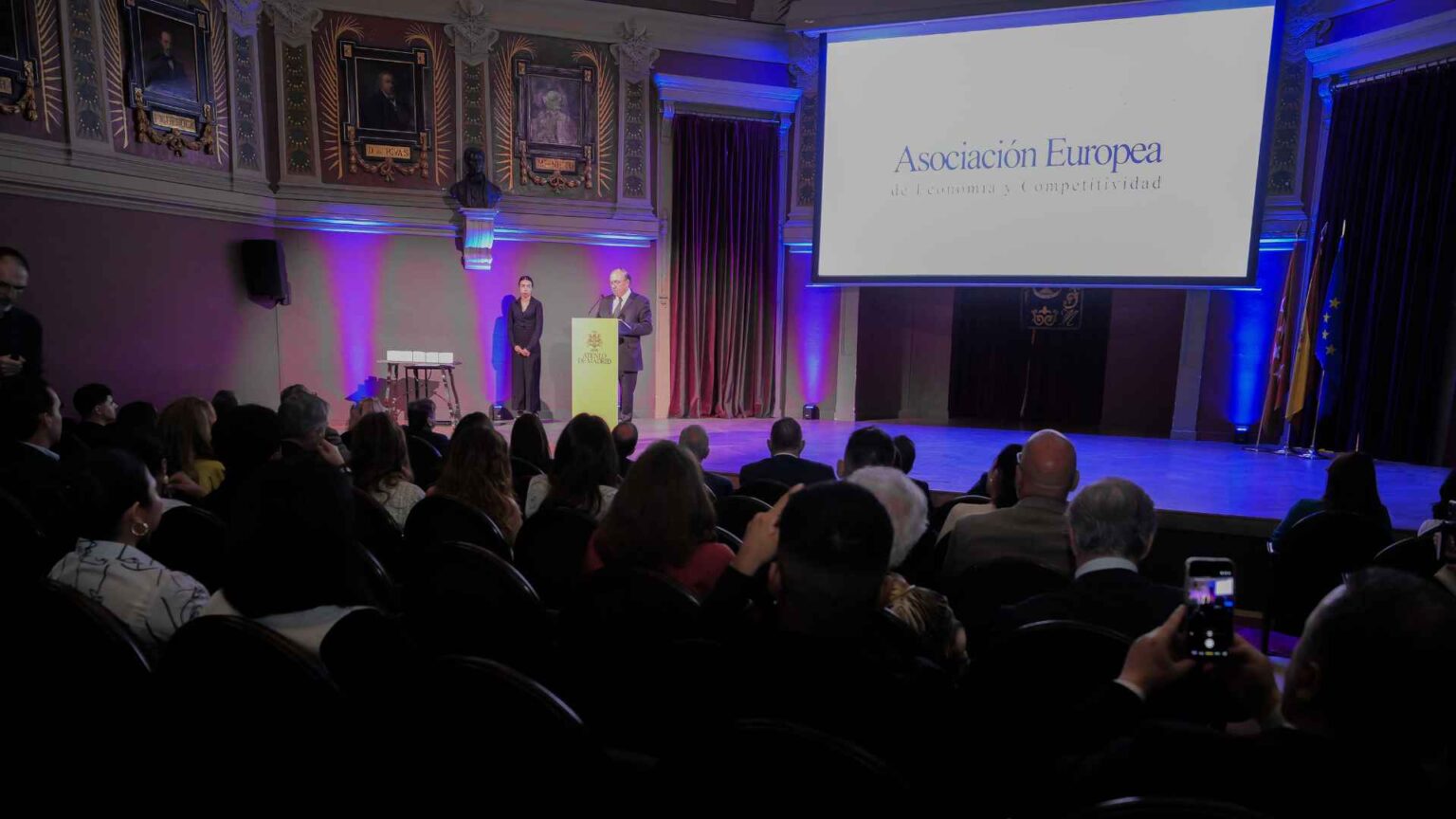Fotografía de la gala de los Premios Europeos Carlos III
