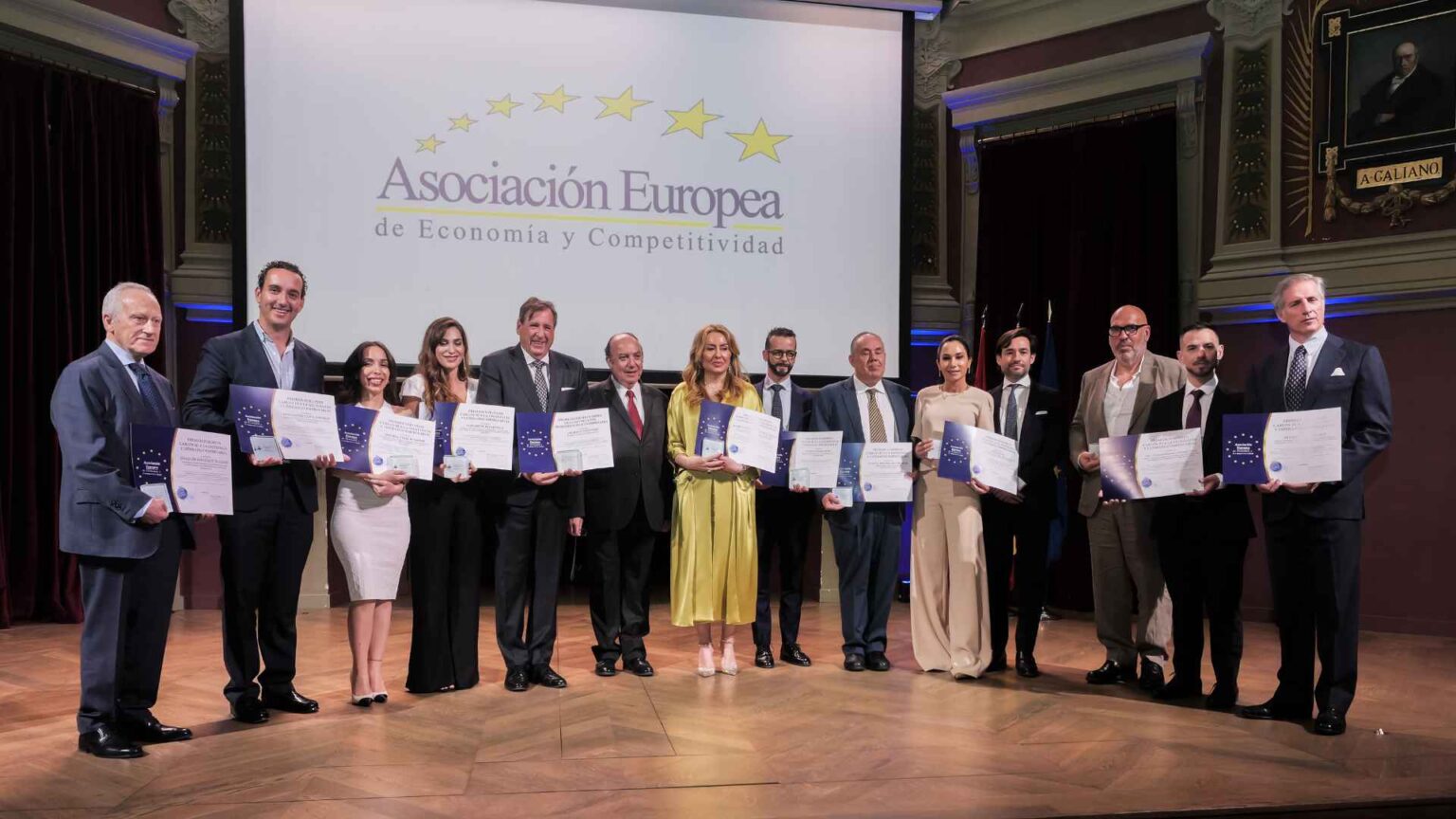 Fotografía de la gala de los Premios Europeos Carlos III