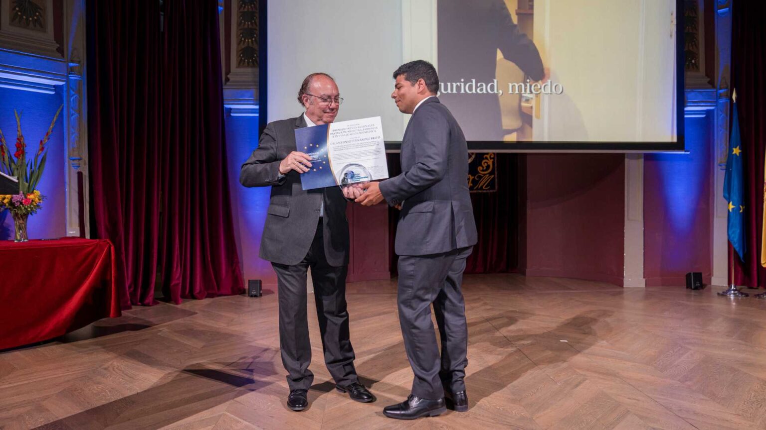 Fotografía de la gala de la IV Edición de los Premios Internacionales Pasteur
