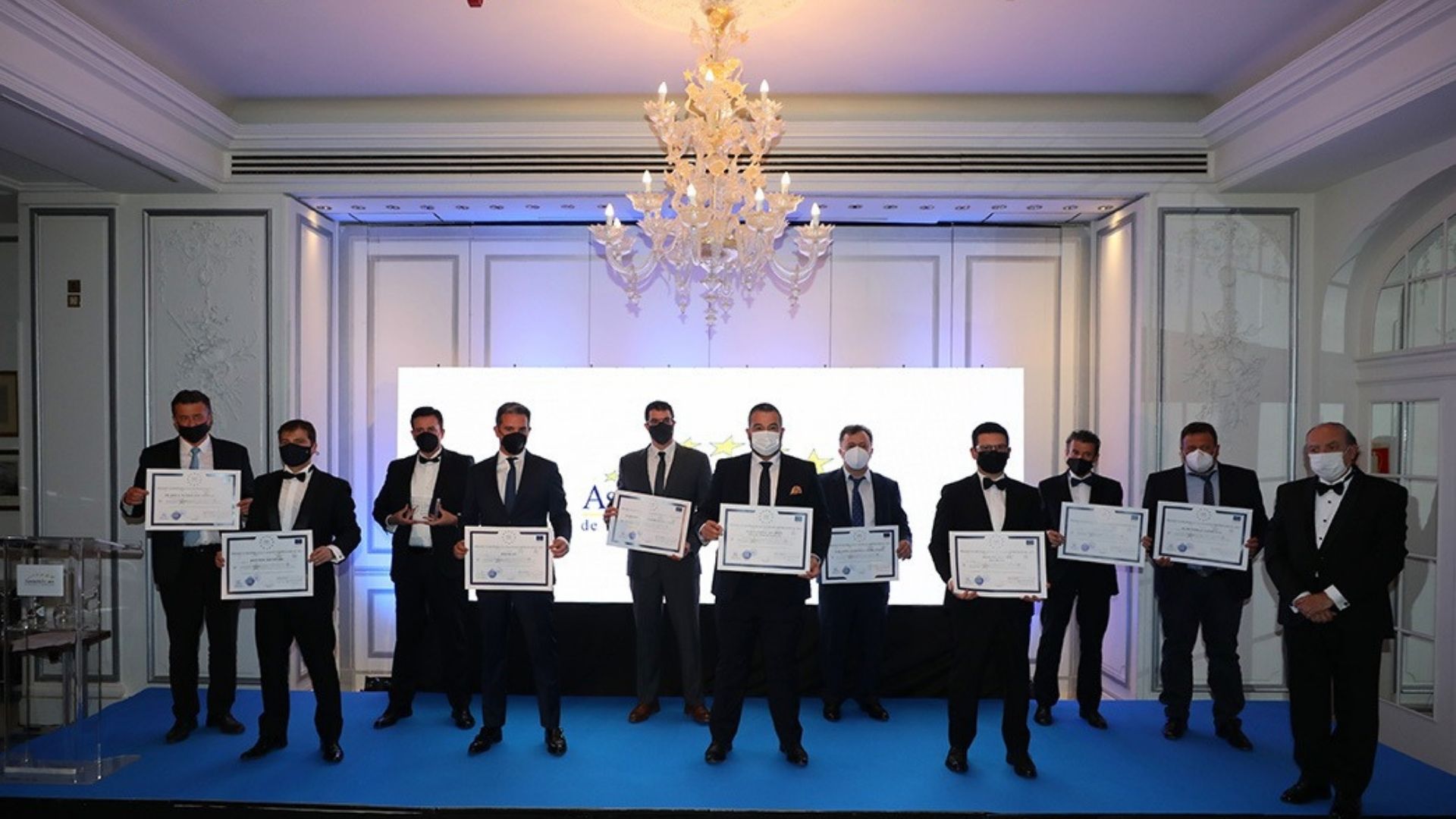 Fotografía de la gala del Premio Europeo a la Calidad Empresarial