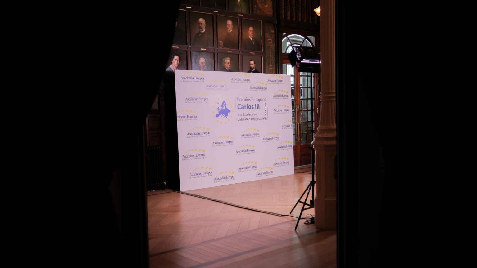 Fotografía de la gala de los Premios Europeos Carlos III