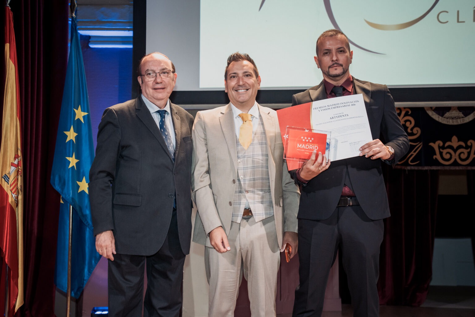 Fotografía de la gala de los Premios Madrid Innovación y Visión Empresarial 2026