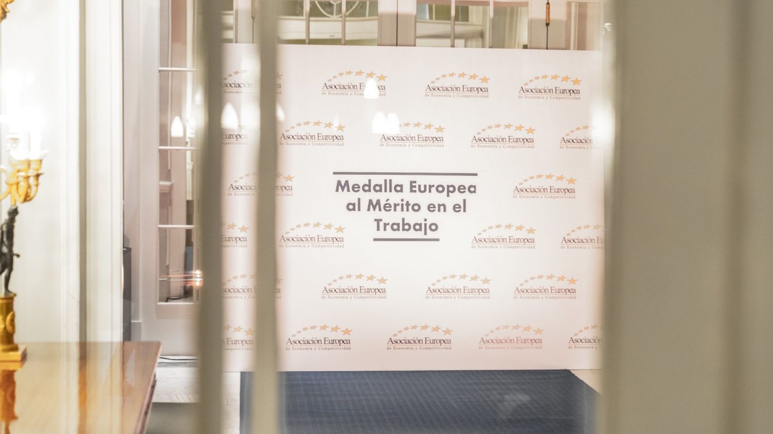 Fotografía de la gala de la Medalla Europea al Mérito en el Trabajo 2020