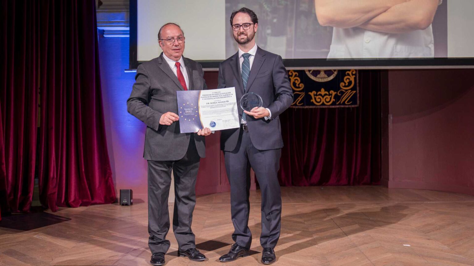 Fotografía de la gala de la IV Edición de los Premios Internacionales Pasteur